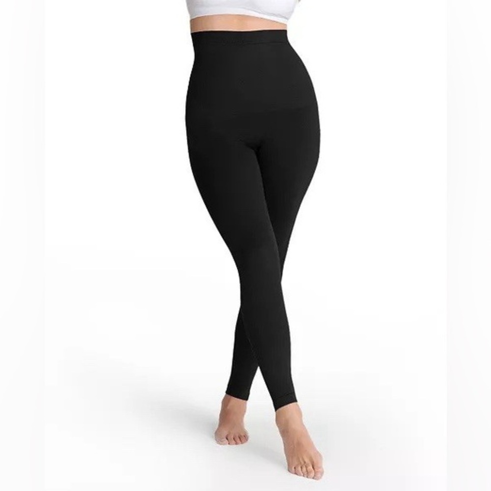 NWOT Shapermint Empetua Womens High Waist Shaping Leggings Sz Medium Black 42075